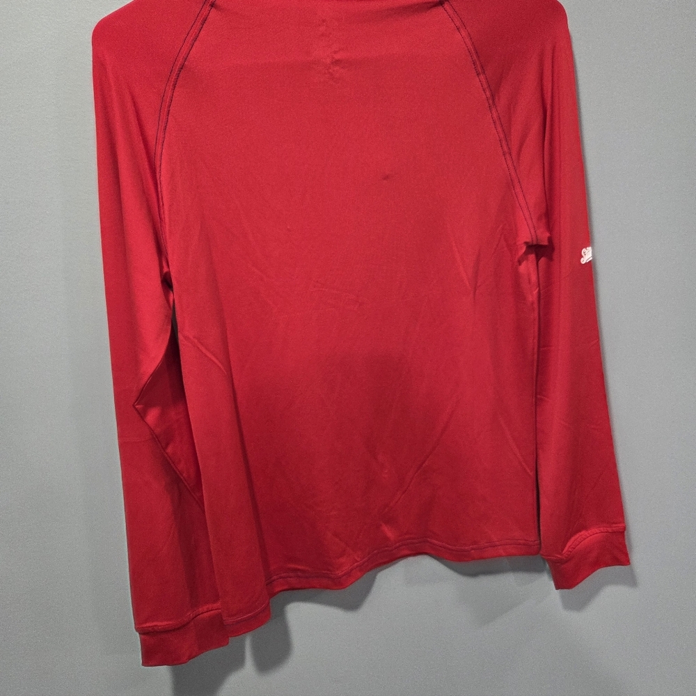 New with tags stiches mlb Philadelphia Phillies Womens Large dry fit quarter zip - Picture 7 of 7